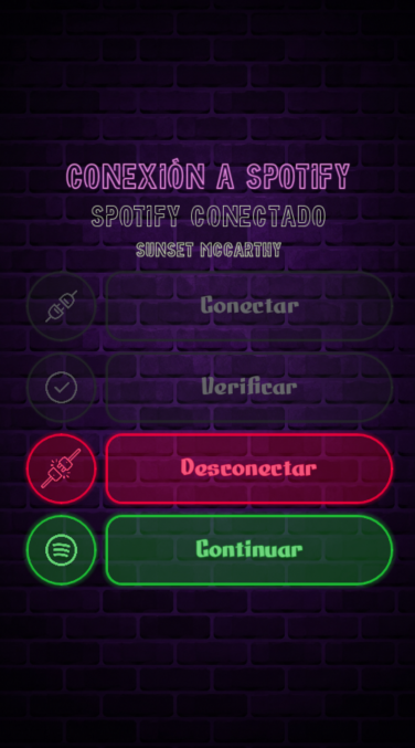 Conexión a Spotify
